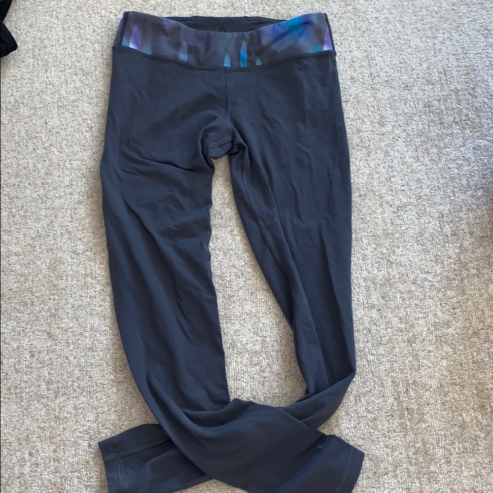 Girls reversible band dark grey Ivivva leggings